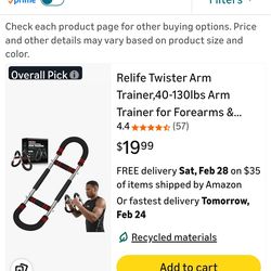 Relife Twister Arm Trainer $15