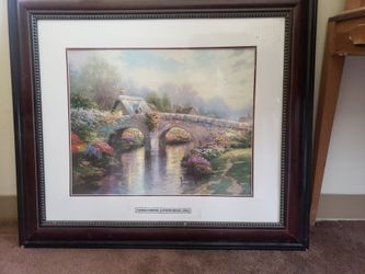 Thomas Kinkade: Blossom Bridge (1995)