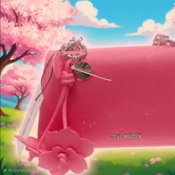 Steve Madden Pink Structured Crossbody Bag
