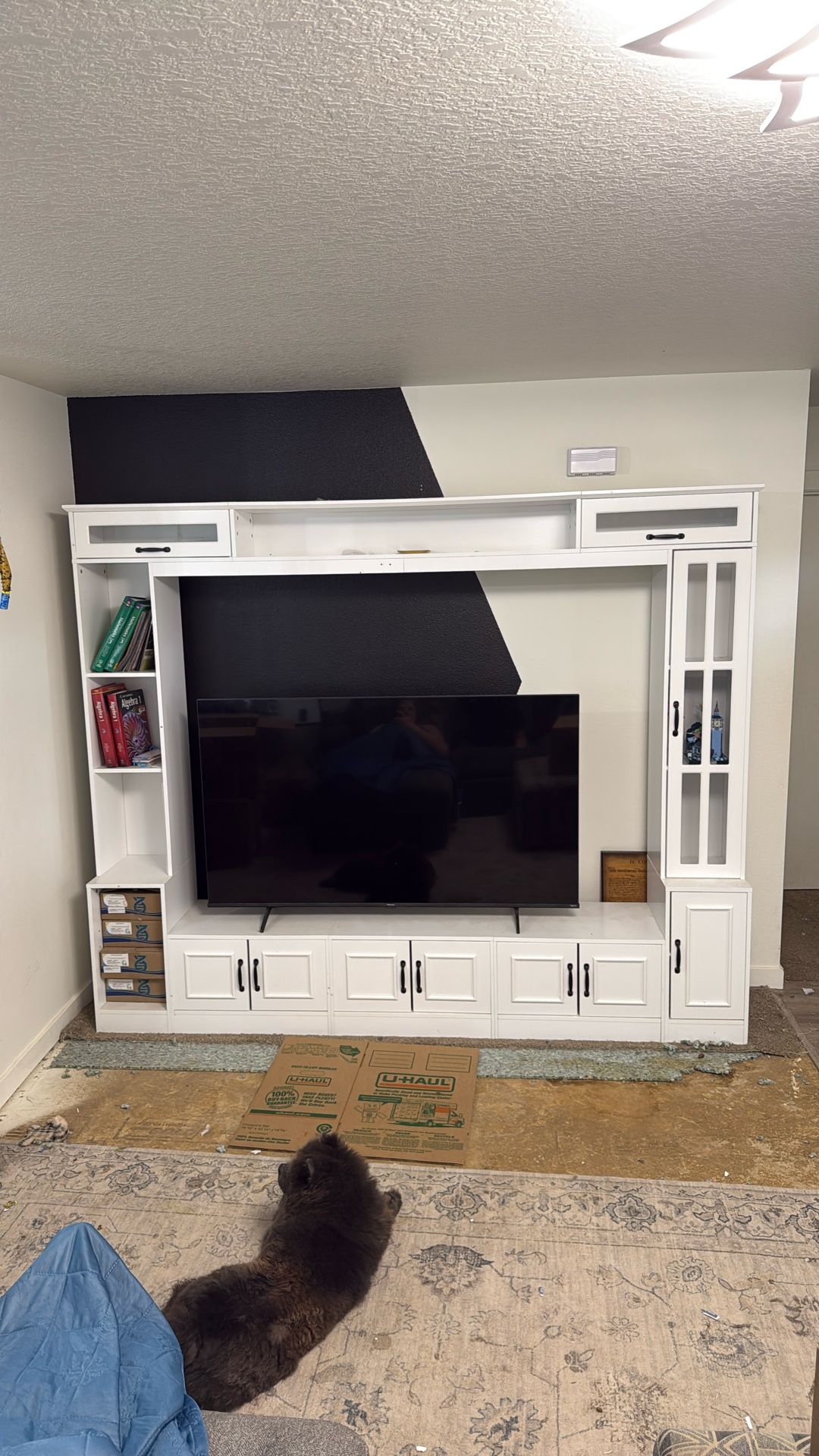 Beautiful White Entertainment Center
