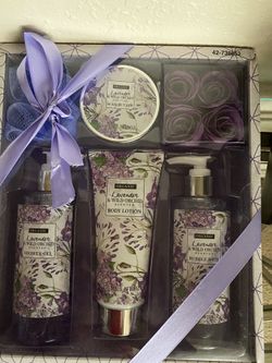 ORGANIC LAVENDER BATH TIME SET