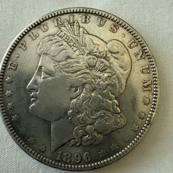 1896-O Silver Morgan Dollar 
