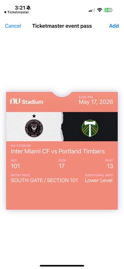Inter Miami tickets