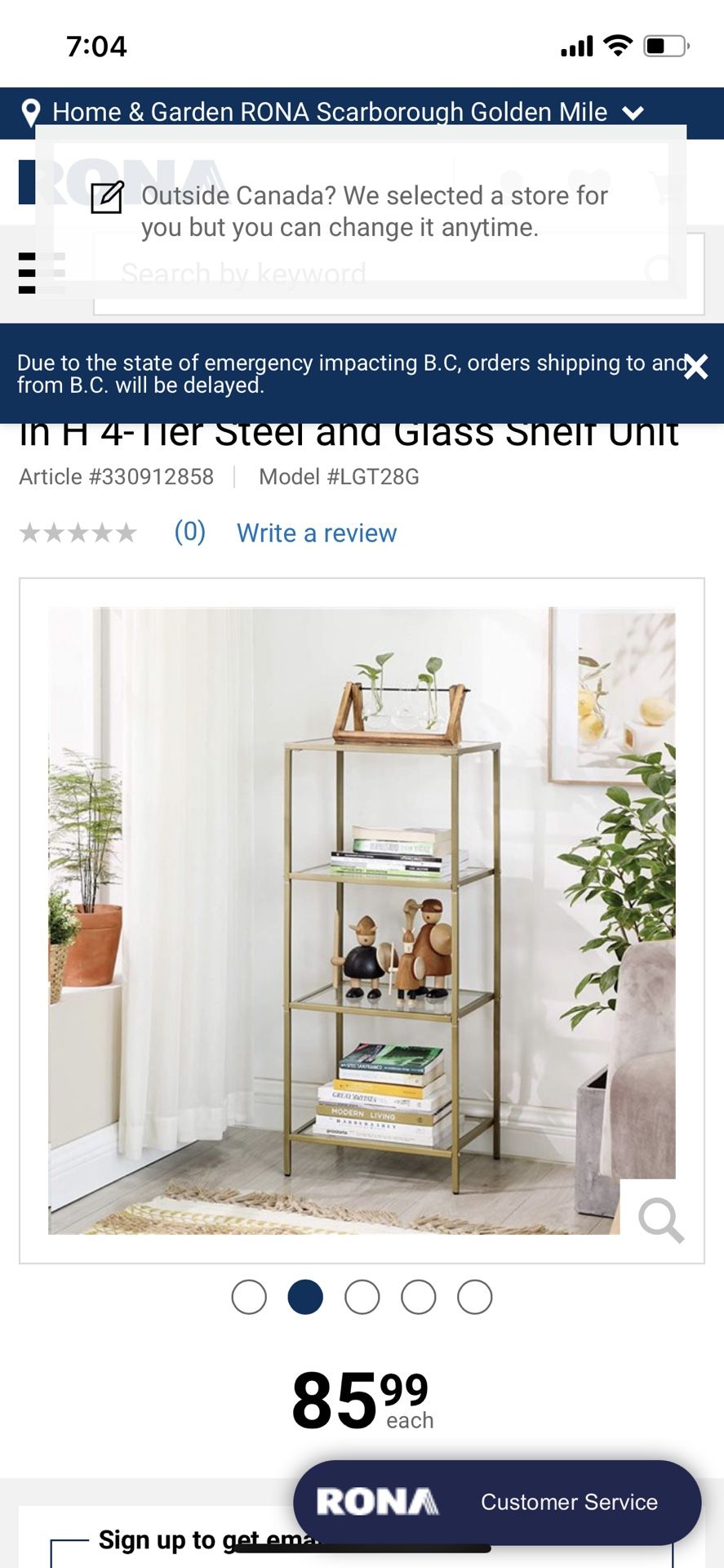 Glass Shelves