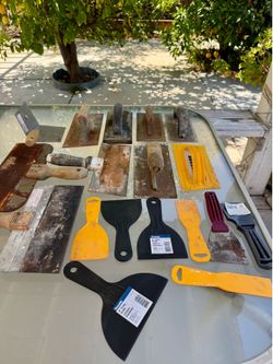 Cement / Dry Wall Float and Putty Knife Tools