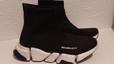 Balenciaga Speed Trainer Black High-Top – Authentic Used
