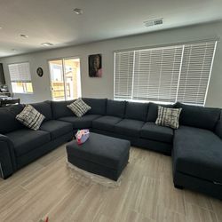 Chaise Sectional Sofa Loveseat 