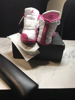 jordan pink 12's
