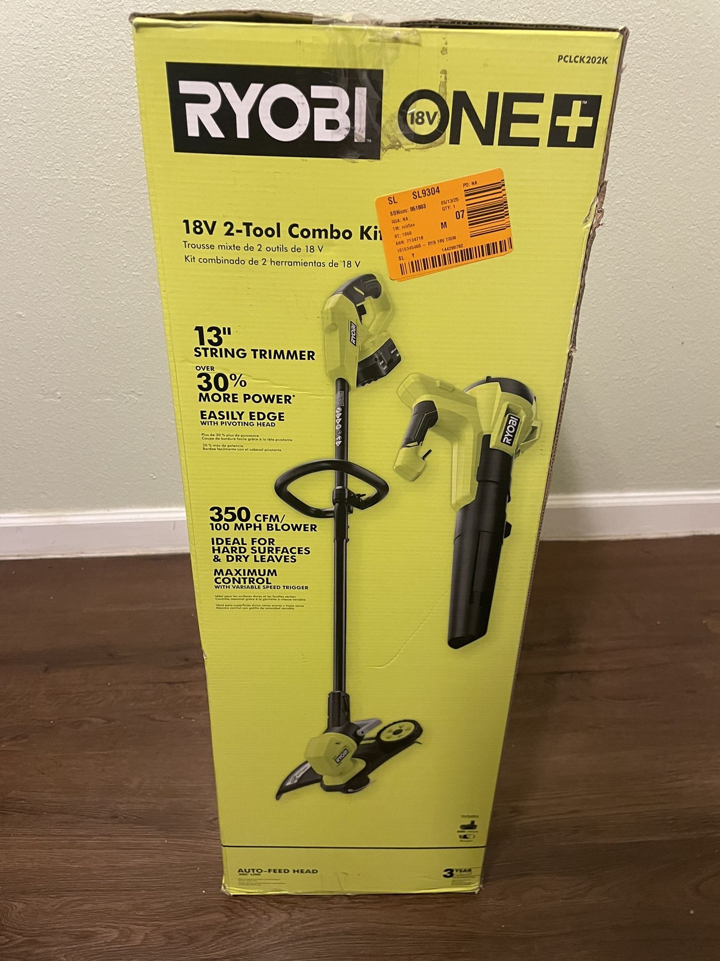 Ryobi 18v 2 Tool Combo Kit