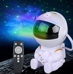 YXQUA Astronaut Galaxy Star Projector, Night Light for Kids, Original White 8 Modes, Remote, 270 Degree Rotation, Nebula Projection, Bedroom, Home The
