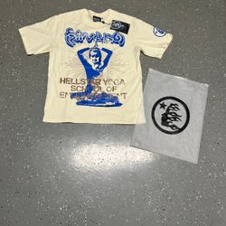 Hellstar Yoga Tee Cream Size Medium