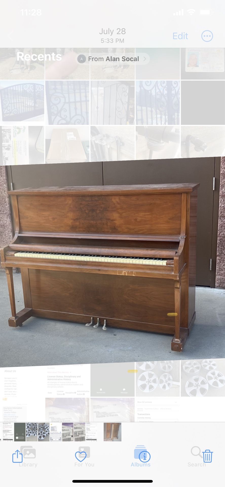 Kimball Upright Piano
