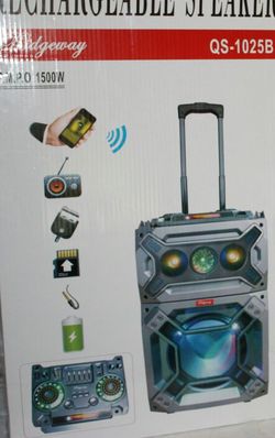 📢Bluetooth speaker sd card slot usb flash drive fm radio microphone included for karaoke🎶