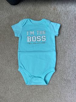 Carters boys onesie