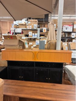 63" Floating TV Stand with Power Outlet Shelf