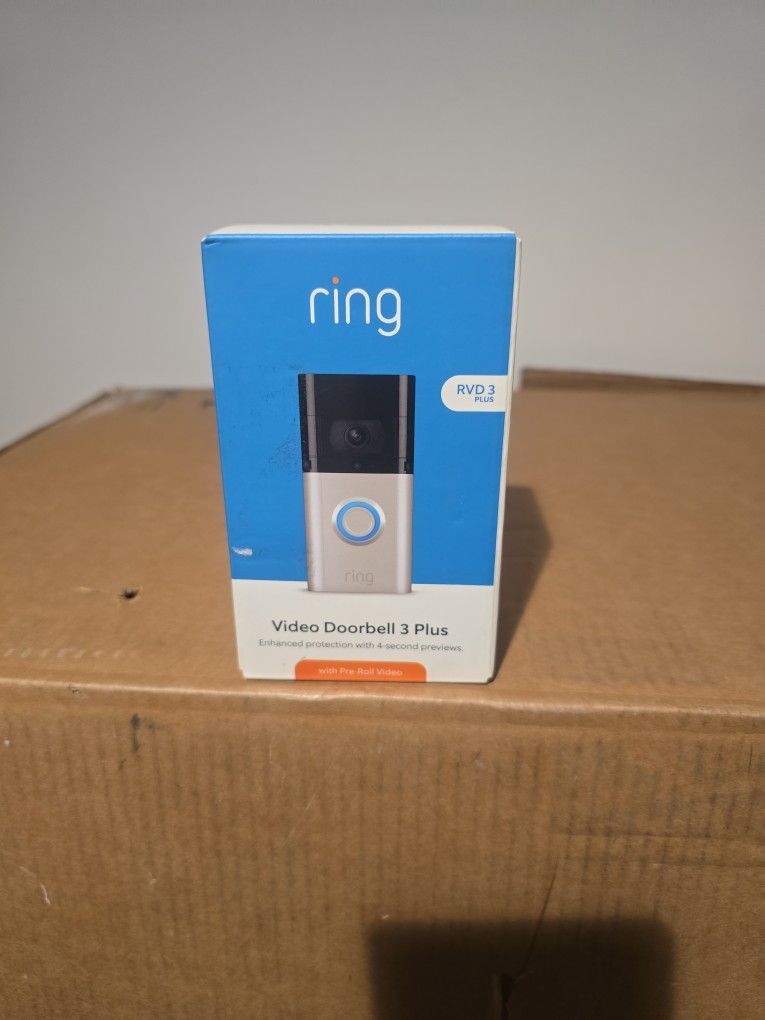 RING -VIDEO DOORBELL 3 PLUS