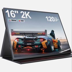 UPERFECT 16" 120Hz Monitor 2560*1600 2K Portable Monitor Gaming Monitor for PS
