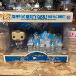 Sleeping Beauty Castle And Walt Disney Funko