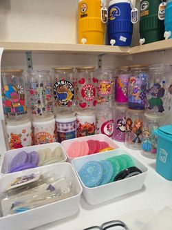 Glass Plastic Libby Cups hand maide