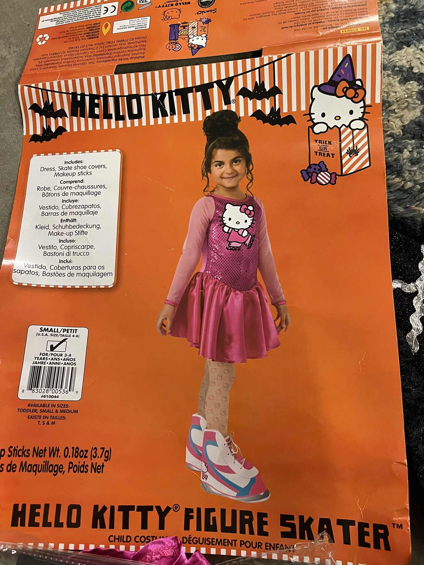 Hello Kitty Costume Size Small Kids