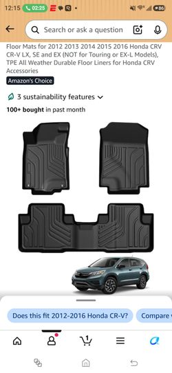 Floor mats for Honda Cr-v