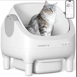 Automatic Self-Cleaning Cat Litter Box with App Control Wifi
