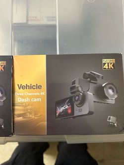 Three Channel 4K Full UHD Dash Cam