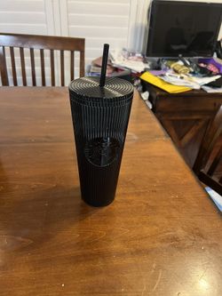 Brand New Starbucks Black Cold Cup