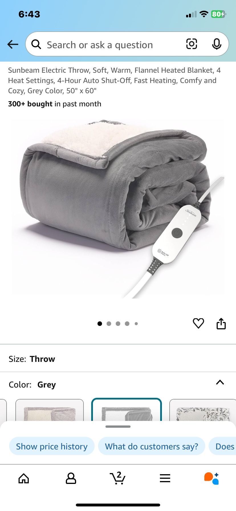 Electric Throw Blanket
