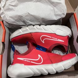 Nike Kids Flex Runner 2 Bright Crimson Preschool Size 3 USED