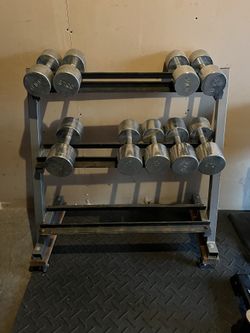 Dumbbell Weights With Stand 
