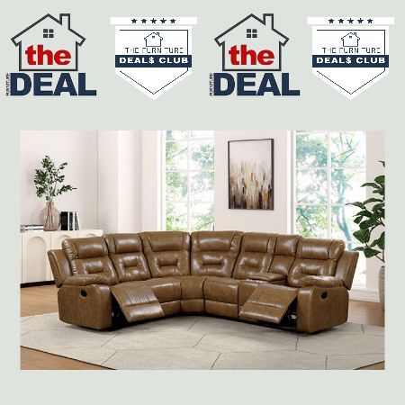 RECLINING SECTIONAL: IN-STOCK CLEARANCE