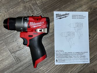 Milwaukee M12 FUEL 12V Lithium-Ion Brushless Cordless 1/2 in. Hammer Drill (Tool-Only)
