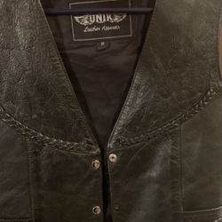 Womens Leather Vest 