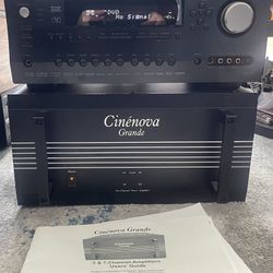 ***SUPER SALE***  Earthquake Cinenova Grande Amp & Onkyo Integra Receiver Combo