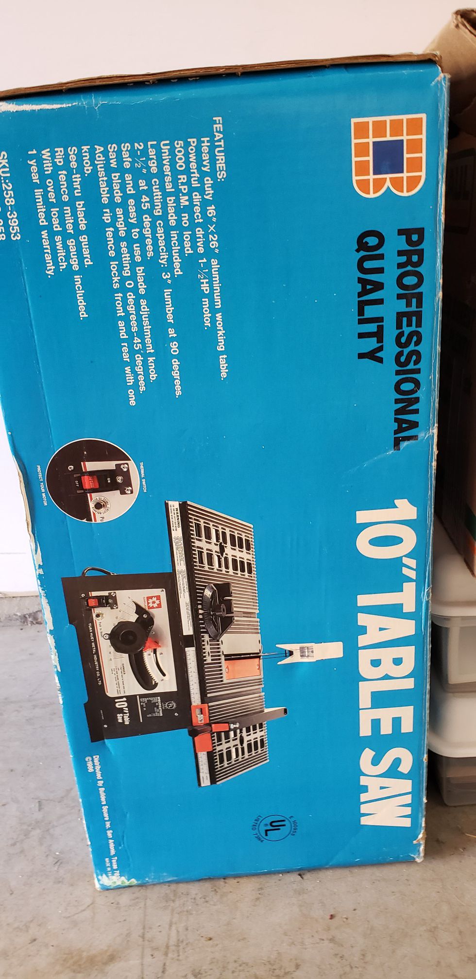 Table Saw 10" - Gentle Used
