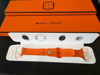 [BAND ONLY] Hermès Orange Sport Band 46mm - New