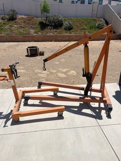 Engine hoist and engine stand