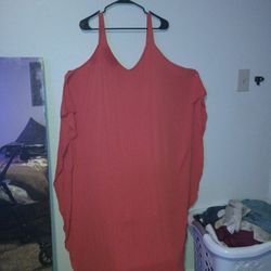 Off The Shoulder Baggy Dress