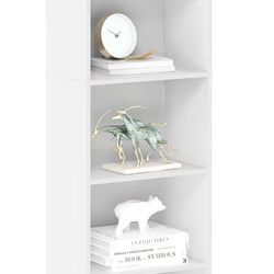Lightly-Used White Bookshelf