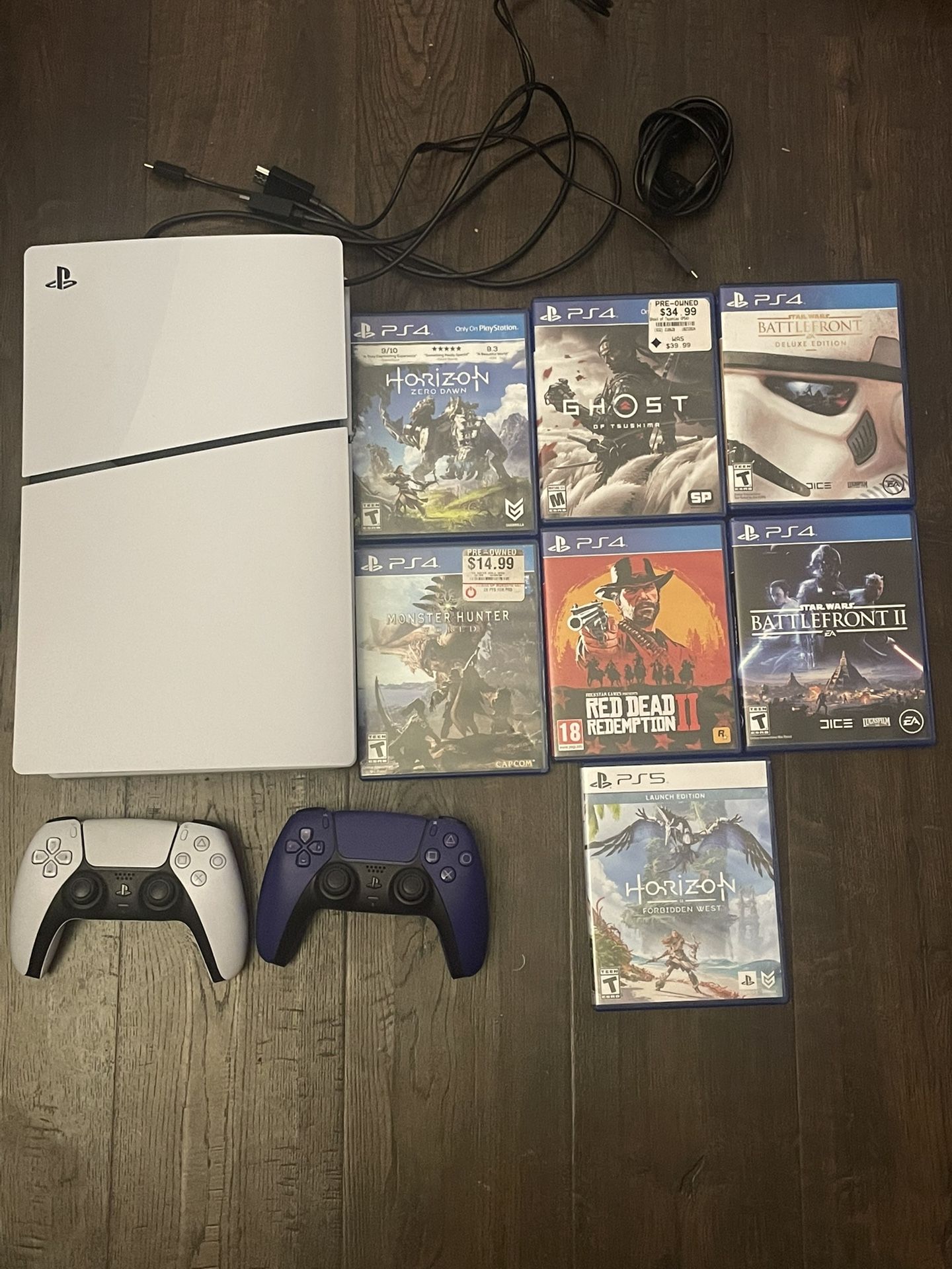 Ps5 Slim Physical With 7 Games