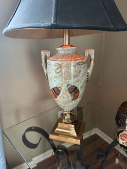 Handcrafted 3dimmer vintage lamp