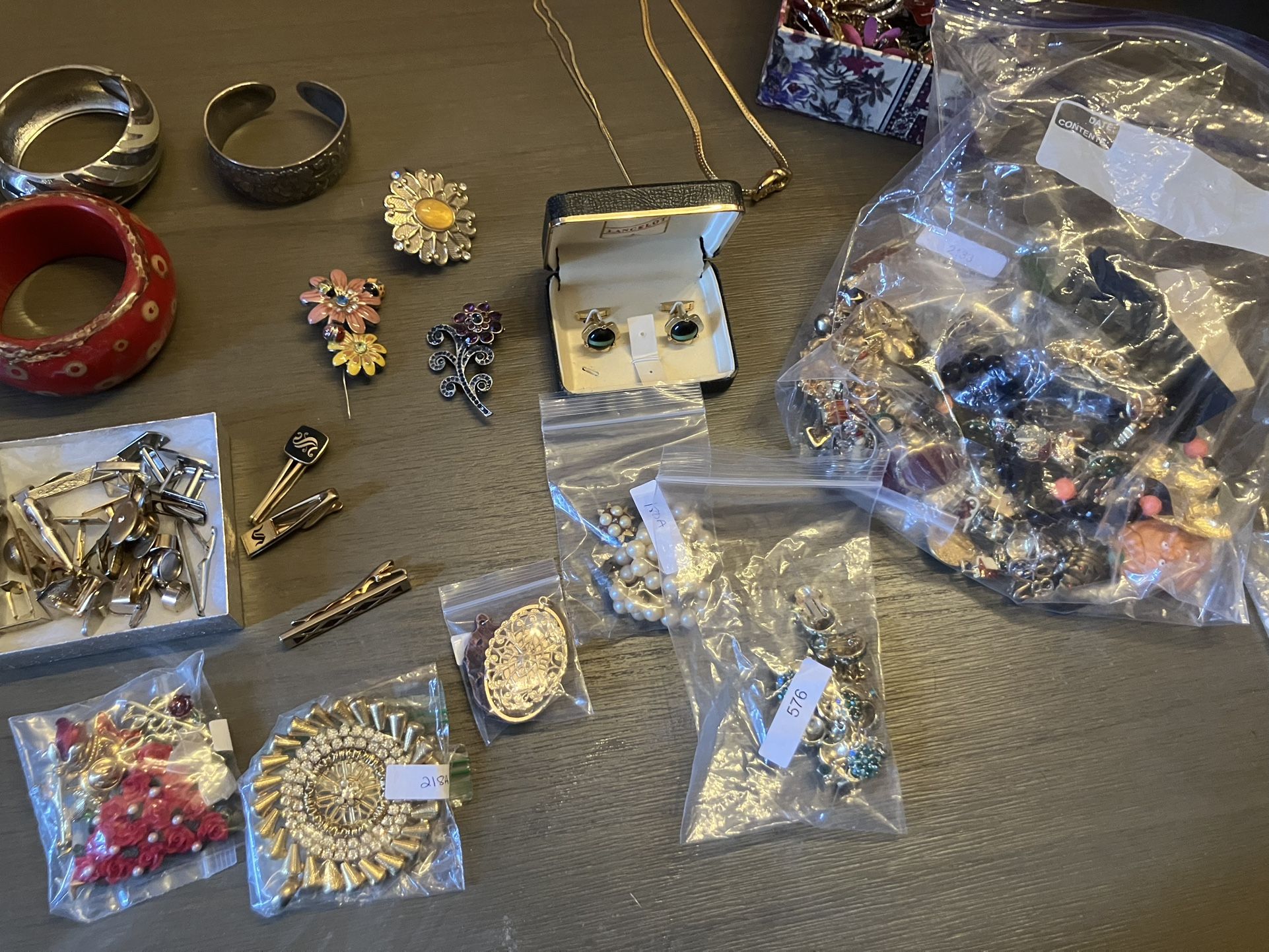 Box Of Vintage & Costume Jewelry