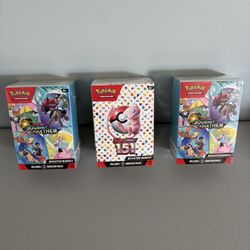 3 Unopened Pokémon Boxes