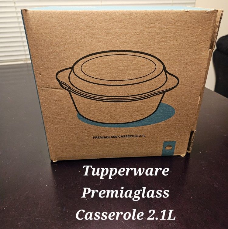 Tupperware Premiaglass Borosilicate Casserole Dish 2.1L