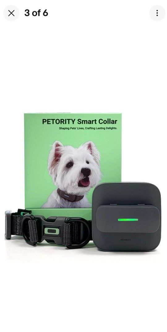 PETORITY Smart Pet Collar - GPS TRACKER AND HEALTH MONITOR  