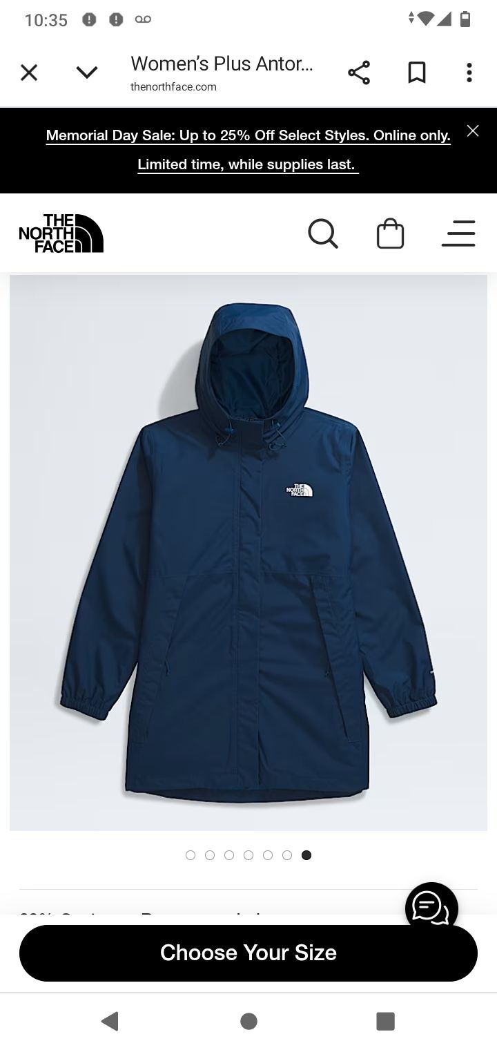 The North Face Women’s Plus Antora Parka