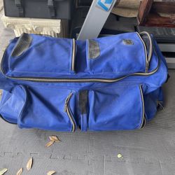 Large Blue Duffel Bag