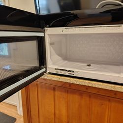 Stainless Steel Over The Stove Microwave Oven