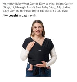 Momcozy Baby Wrap Carrier~ Momcozy Baby Fular Cargador